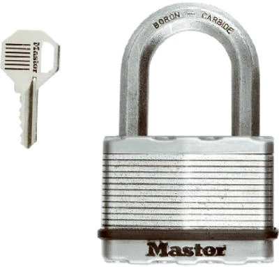 Magnum 2-1/2 In. Keyed Laminated Padlock, 1.5-In. Long Shackle