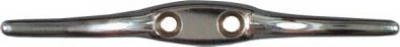 Rope Cleat, Nickel, 6 In.