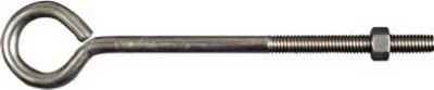 Eye Bolts, Stainless Steel, 3/8 x 8 In.