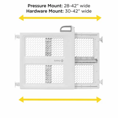 Lift Lock Swing Security Gate Adjustable 28 to 42 Inches by 26 Inches
