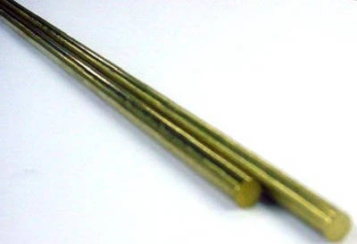 Solid Brass Rod, 1/16 OD x 36 In., 2-Pk.