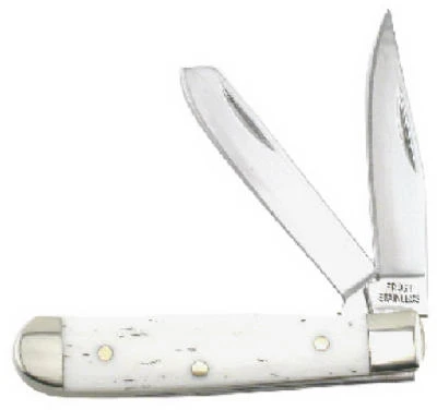 Baby Trapper Gentlemen's Pocket Knife, Smooth Bone, 2-In. Blade