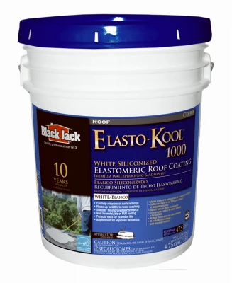 Ultra-Roof 1000 Elastomeric Coating, White Siliconized, 4.75-Gallons