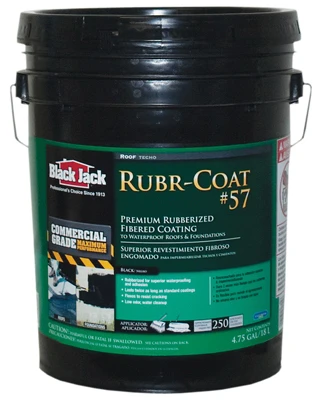 Pro Series #57 Rubberized SBS Roof Coating, 4.75-Gallons