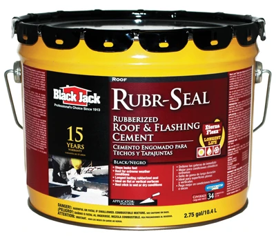 Rubr-Seal Rubberized Roof & Flashing Cement, 2.75-Gallons