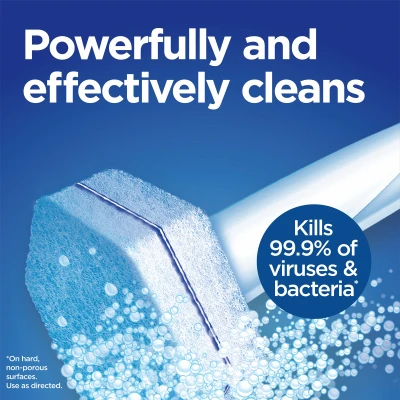 Toilet Wand Starter Kit With Caddy And 6 Disposable Scrubbing Pads