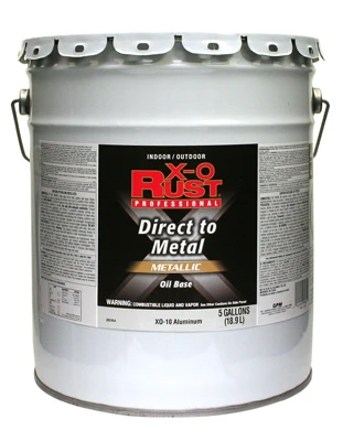 Oil-base Gloss Aluminum Paint, 5-gallons For Interior/exterior Use