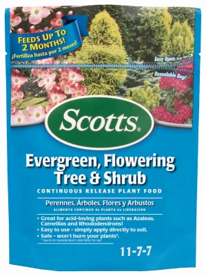 Evergreen, Flowering Tree & Shrub Continuous Release Plant Food, 3 Lbs.