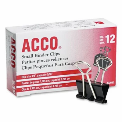 Small Binder Clips, 12-Ct.