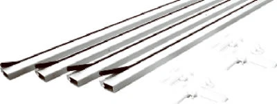 White Make-To-Fit Screen Kit for Forty-Eight Inch Square Screen