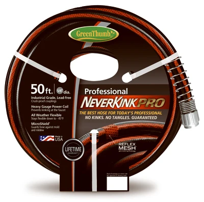 NeverKink Pro Garden Hose, Commercial-Duty, 5/8 In. x 50 Ft.