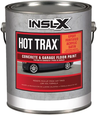 Hot Trax Concrete & Garage Floor Paint, Tintable White Latex Satin, Gallon