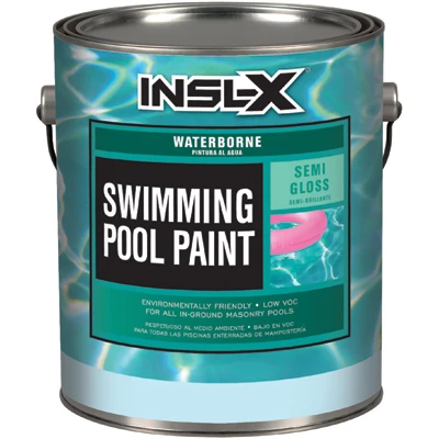 Swimming Pool Paint, Waterborne Semi-Gloss, Ocean Blue, Gallon