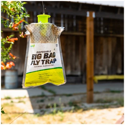 Big Bag Fly Trap for Outdoor Use, Durable Mesh, Easy to Hang, Reusable