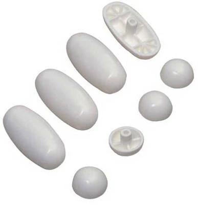 8-Pack Snap-In Toilet Seat Bumper