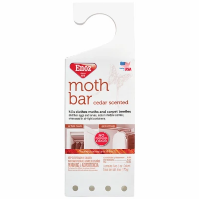 Cedar-Ize Moth Bar With Closet Hanger, 6-oz.