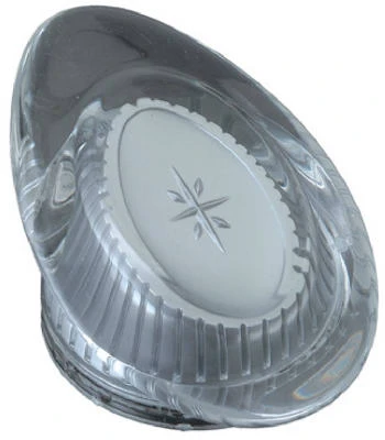 Valley Lavatory Or Kitchen Faucet Handle, Clear Acrylic, Model Sh7752