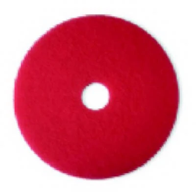 Buffer Floor Pad, 5100, Red, 17 In.