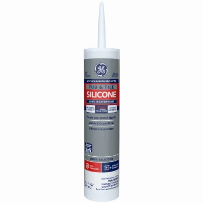 Tub & Tile Silicone 1 Sealant, Clear, 10.1-oz.