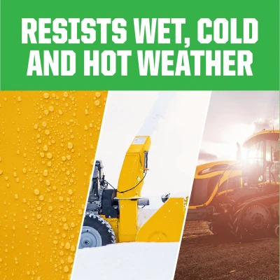 Farm and Equipment Spray Paint John Deere Yellow 12 Ounce Can