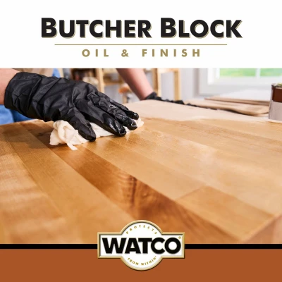 Butcher Block Finish Wood Sealer and Conditioner, Pint Container