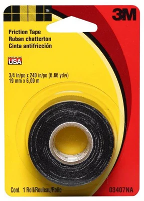 Electrical Friction Tape, Medium-Grade, .75 x 240 In.
