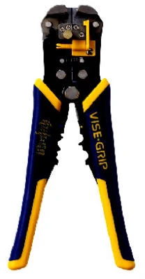 Vise-Grip Wire Stripper, Comfort-Grip, 8 In.