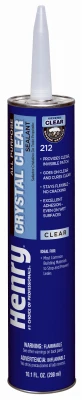 212 Roof Patch,  Crystal Clear, 10.1-oz Cartridge