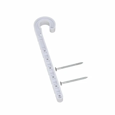 Copper Tube Size Baby J-Hook Pipe Holder, 1/2 x 4 In., 6-Pk.