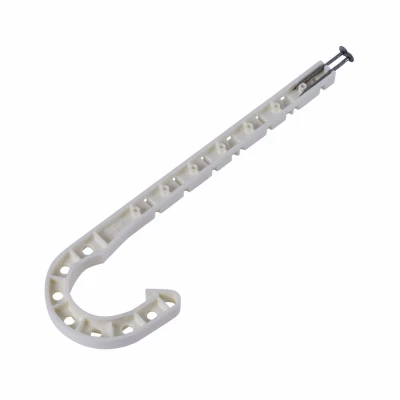 DWV J-Hook Pipe Hanger Holder, 1-1/2 x 7 In., 4-Pk.