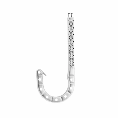 DWV J-Hook Pipe Hanger Holder, 3 x 7 In., 4-Pk.