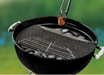 22 Inch Hinged Cooking Grate for Grills and Barbecues