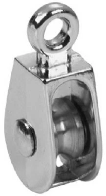 2-inch Single Rigid Eye Rope Pulley With Brass Sheave, Model T7655142n