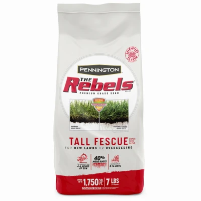 Rebel Tall Fescue Grass Seed Mix, 7 Lbs.