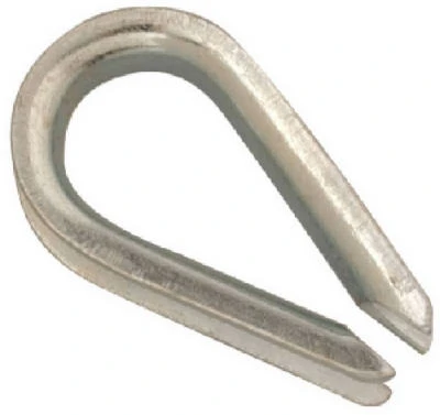 Wire Rope Thimble, Galvanized, 1/4 In.