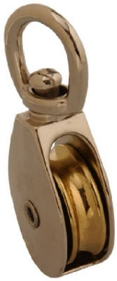 Rope Pulley, Single Swivel Eye, 1 In.