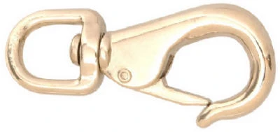 Die Cast Zinc with Nickel Finish Swivel Round Eye Quick Snap, 1 In.