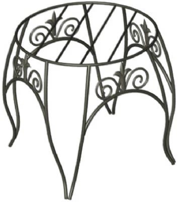 10 Inch Classic Finial Style Plant Stand for Indoor and Outdoor Use