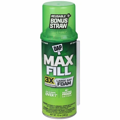 Max Fill Triple Expansion Foam Sealant, 12-oz.