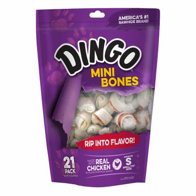 Rawhide Bones, Mini, 21-Pk.