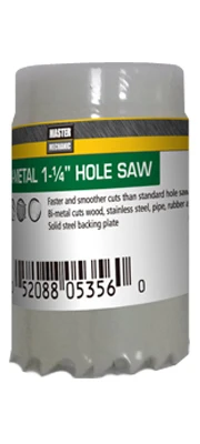 Bi-Metal Hole Saw, 1 and 3/8 Inches Diameter, Durable Construction