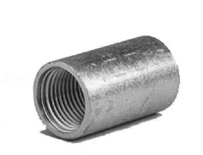 Rigid Conduit Coupling, Galvanized, 1/2-In.