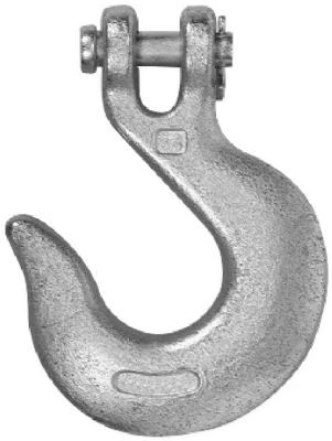 Clevis Slip Hook, Zinc Plated, 1/2 In.