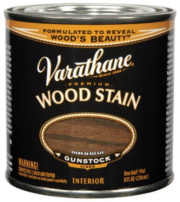Gunstock Premium Oil-Based Interior Wood Stain, 1/2-Pt.