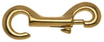 Bronze Open Rigid Eye Bolt Snap, 3/8 In.