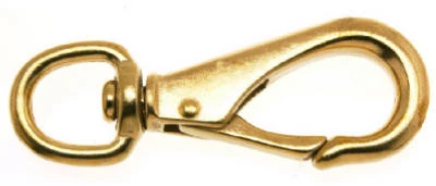 Bronze Swivel Round Eye Quick Snap, 5/8 In.