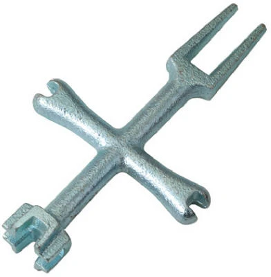 Steel Overflow Plug Wrench For Pop Up Plugs And Drain Strainers