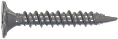 Fas-n-Tite Cement Board Screws, Phillips Head, Gray Ceramic, 1.25-In. x #8, 75-Pk.