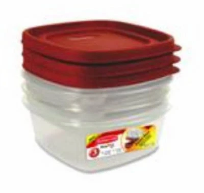 6-Pc. Set Food Storage Containers with Easy-Find Lids, Racer Red