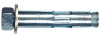 Hex Nut Sleeve Anchor, Steel/Zinc, 1/2 x 3 In., 25-Pk.
